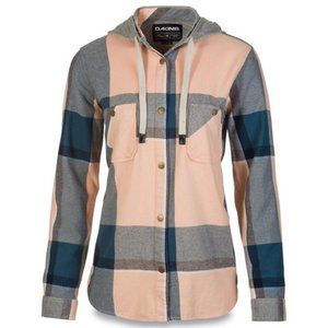 Dakine Brighton Flannel - Women's - Pink Plaid Hoodie
